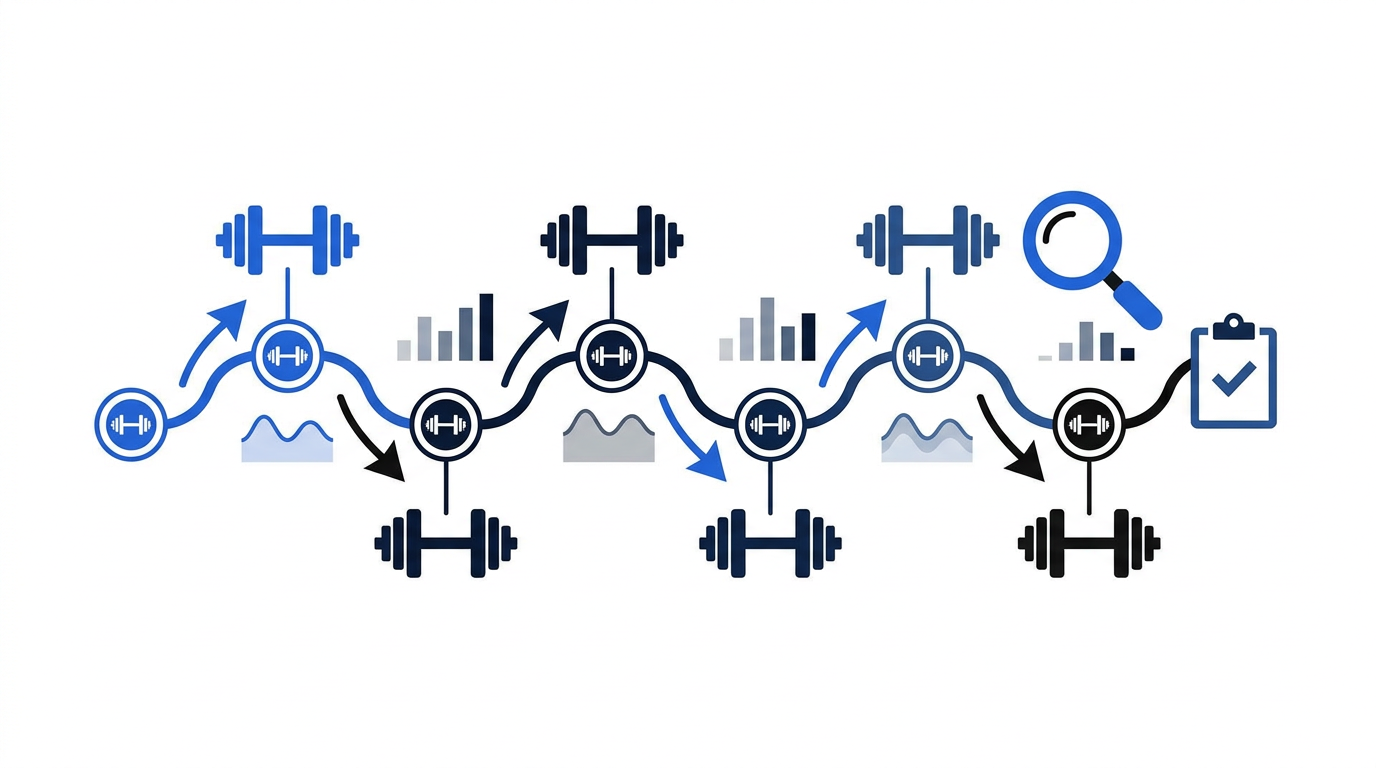 Review powerlifting autoregulation across several sessions